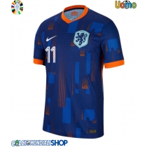 Maglie da calcio Olanda Cody Gakpo #11 Seconda Maglia Europei 2024 Manica Corta